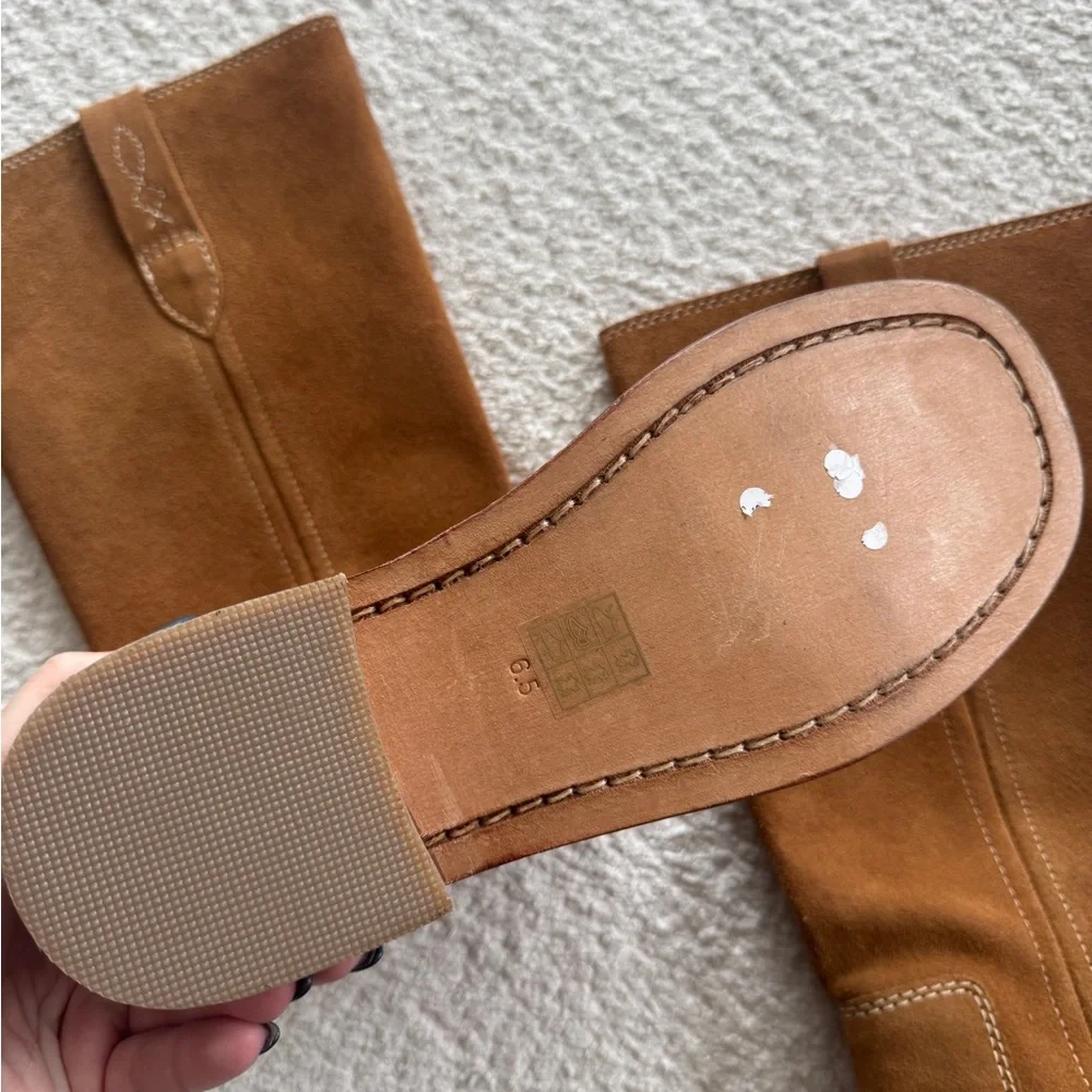 FREE PEOPLE Blaze Pull On Boots in Toffee Suede - Picture 12 of 14